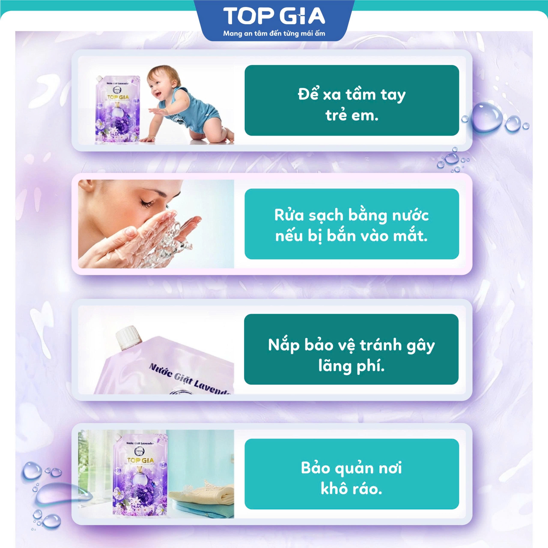 Nước giặt hương lavender