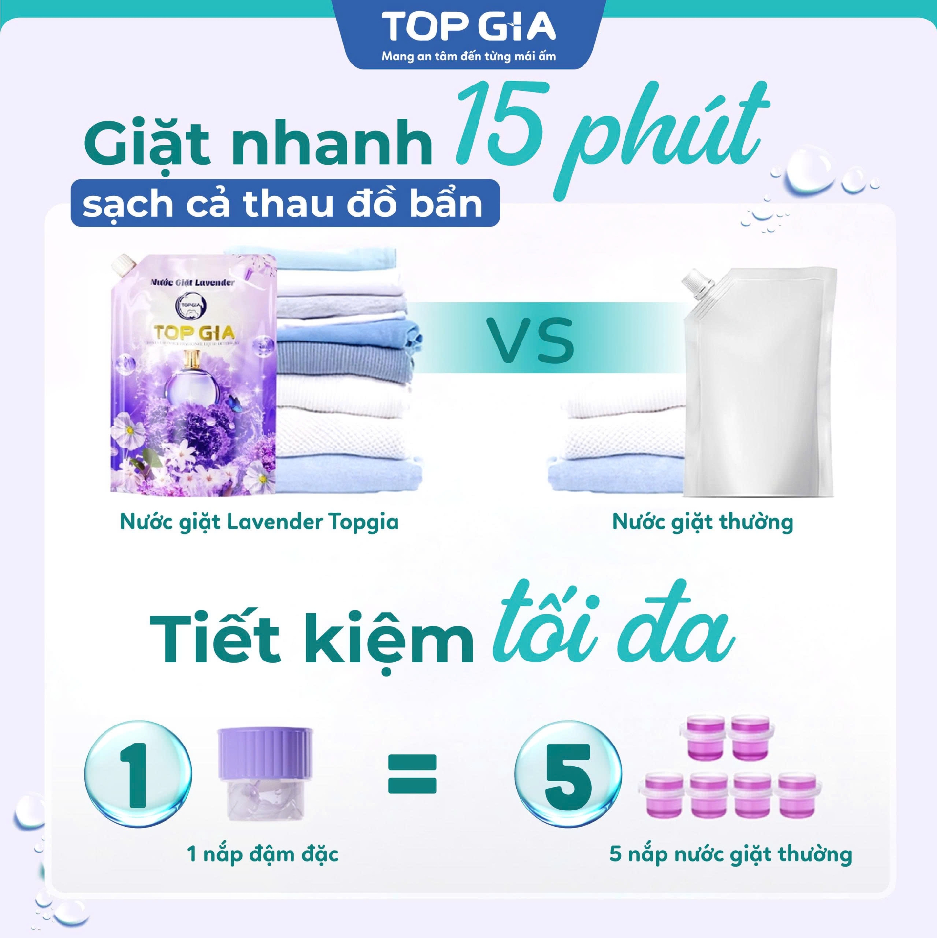 Nước giặt hương lavender